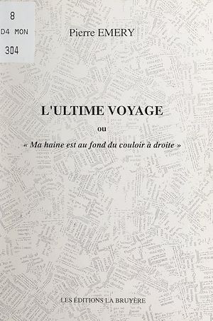 Téléchargez le livre :  L'ultime voyage
