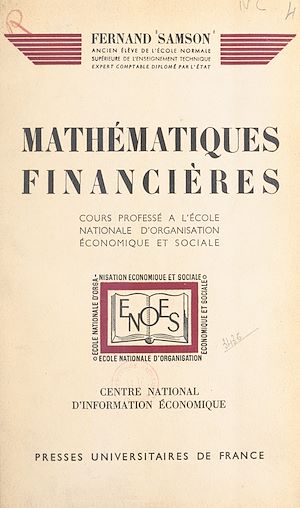 Téléchargez le livre :  Mathématiques financières