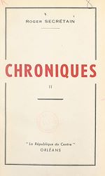 Télécharger le livre :  Chroniques (2)