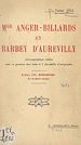 Télécharger le livre :  Mgr Anger-Billards et Barbey d'Aurevilly