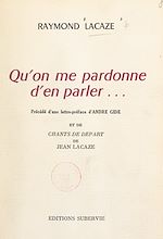 Télécharger le livre :  Qu'on me pardonne d'en parler...