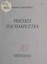 Download this eBook Poésies incomplètes