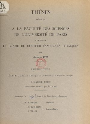 Téléchargez le livre :  Étude de la diffusion inélastique de particules alpha à moyenne énergie