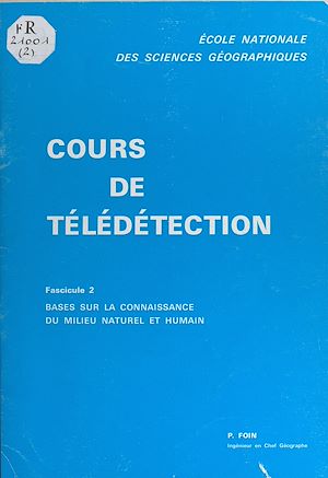 Téléchargez le livre :  Cours de télédétection