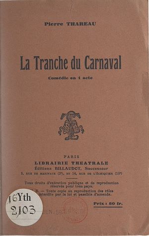 Téléchargez le livre :  La tranche du carnaval