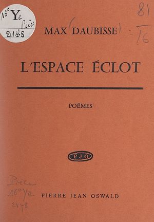 Téléchargez le livre :  L'espace éclot