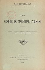 Télécharger le livre :  Les cendres du Maréchal d'Ornano