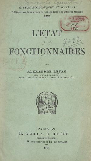 Download the eBook: L'État et les fonctionnaires