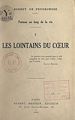 Télécharger le livre :  Poèmes au long de la vie (1). Les lointains du cœur