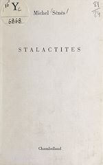 Télécharger le livre :  Stalactites