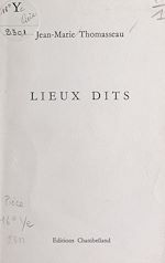 Télécharger le livre :  Lieux dits