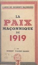 Télécharger le livre :  La paix maçonnique de 1919