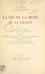 Télécharger le livre :  La vie ou la mort de la France