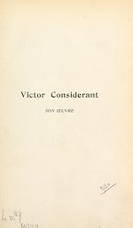 Télécharger le livre :  Victor Considerant