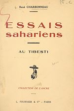 Télécharger le livre :  Essais sahariens