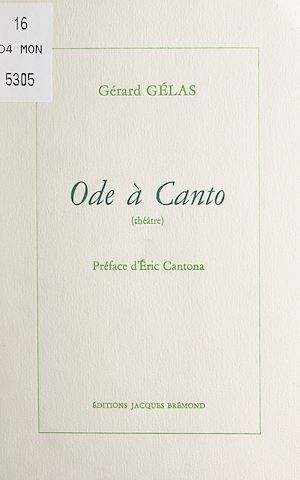 Téléchargez le livre :  Ode à Canto