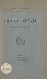 Télécharger le livre :  Zola et Duranty