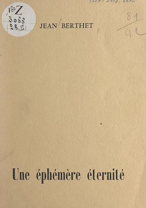 Download the eBook: Une éphémère éternité