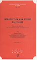 Télécharger le livre :  Introduction aux études politiques : évolution récente des régimes politiques contemporains (2)