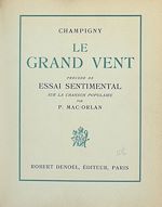 Télécharger le livre :  Le grand vent