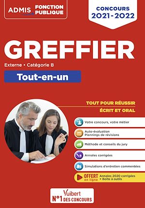 CONCOURS GREFFIER - CATEGORIE B 2021-2022 - CONCOURS EXTERNE 2021-2022