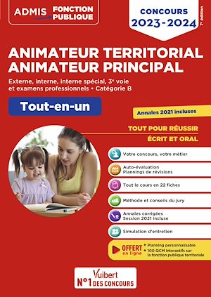 Concours Animateur territorial et Animateur principal - Catégorie B - Concours 2023-2024 | Bellégo, Olivier. Auteur