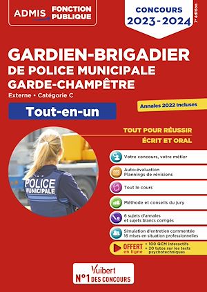 Concours Gardien-brigadier de police municipale et Garde-champêtre - Catégorie C - Tout-en-un | Lebrun, Pierre-Brice. Auteur
