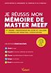 Télécharger le livre :  Je réussis mon mémoire de Master MEEF