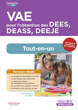 Télécharger le livre :  VAE pour l'obtention des DEES, DEASS, DEEJE - Préparation complète pour réussir sa formation