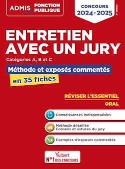 Télécharger le livre :  Entretien avec un jury - Concours de catégories A, B et C - Méthodes et exercices