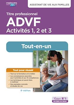 Télécharger le livre :  Titre professionnel ADVF - Activités 1 à 3 - Préparation complète pour réussir sa formation
