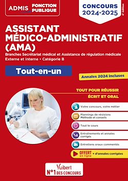 Télécharger le livre :  Concours Assistant médico-administratif - Catégorie B - Tout-en-un
