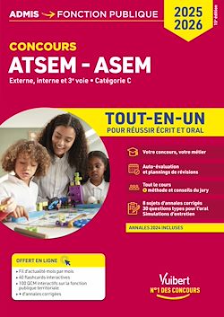 Télécharger le livre :  Concours ATSEM et ASEM - Catégorie C - Tout-en-un
