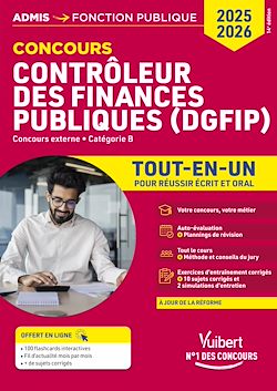 Télécharger le livre :  Concours Contrôleur des Finances publiques (DGFIP) - Catégorie B - Tout-en-un
