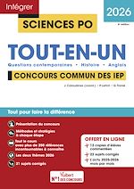 Télécharger le livre :  Sciences Po - Concours commun des IEP 2026 - Tout-en-un
