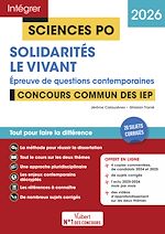 Télécharger le livre :  Sciences Po - Questions contemporaines - Solidarités + Le vivant - Concours commun des IEP 2026