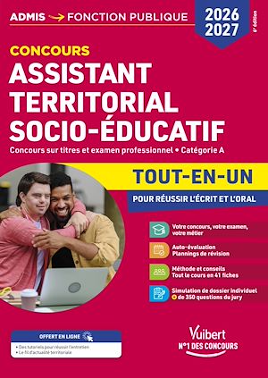 Téléchargez le livre :  Concours Assistant territorial socio-éducatif 2026-2027 - Tout-en-un