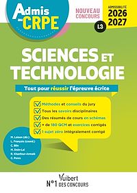 Download this ebook Admis au CRPE 2026-2027 - Epreuve écrite d'admissibilité L3 - Sciences et technologie