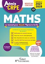 Télécharger le livre :  Admis au CRPE 2027-2028 - Maths : Epreuve écrite d'admissibilité L3