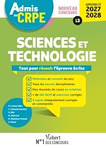 Download this eBook Admis au CRPE 2027-2028 - Sciences et technologie : Epreuve écrite d'admissibilité L3