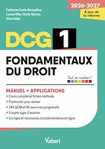 Download this eBook DCG 1 - Fondamentaux du droit : Manuel et Applications - Réforme 2026-2027