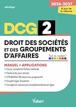 Download this eBook DCG 2 - Droit des sociétés et des groupements d'affaires : Manuel et Applications - Réforme 2026-2027