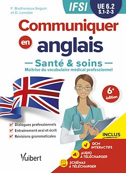 Télécharger le livre :  Communiquer en anglais en IFSI : Santé et soins - UE 6.2