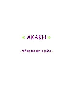 Télécharger le livre :  AKAKH