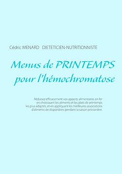 Télécharger le livre :  Menus de printemps pour l'hémochromatose