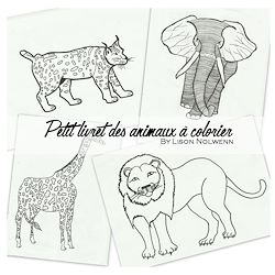 Télécharger le livre :  Le petit livret des animaux à colorier