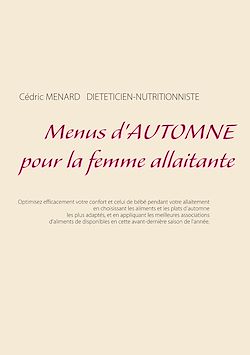 Télécharger le livre :  Menus d'automne pour la femme allaitante
