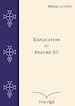 Télécharger le livre :  Explication du Psaume 51