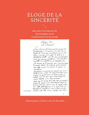 Téléchargez le livre :  Eloge de la sincérité