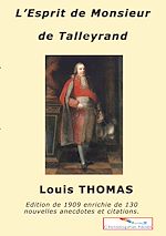 Télécharger le livre :  L'esprit de M. de Talleyrand
